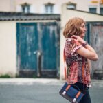 sac cartable artisanal en cuir