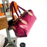 sac à main en cuir format moyen sac bowling en cuir pour femme maroquinerie artisanale maela créations made in france à audierne