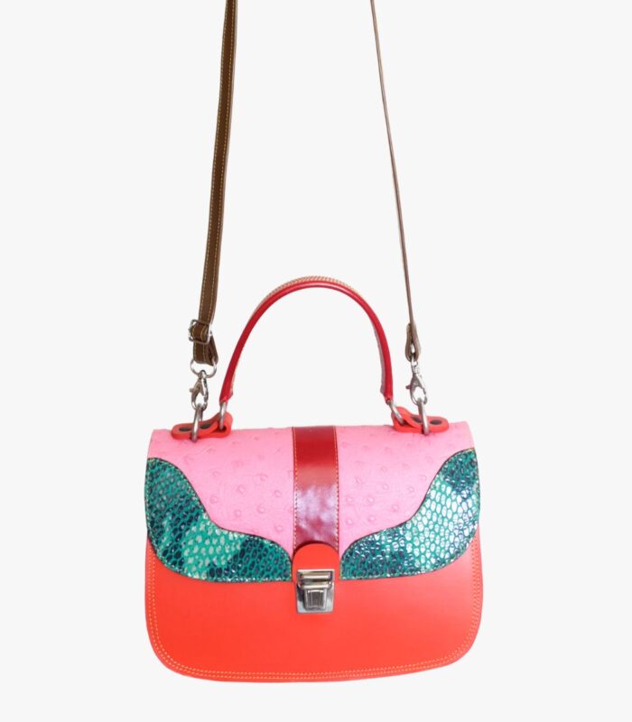 Sac à Main Vintage Femme Ausing - Bandoulière En Cuir PU, Style Rétro, 26x14x6 Cm, Intérieur Organisé