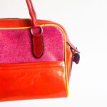 grand sac à main en cuir, fabrication française artisanal. Pièce unique et original pour des femme de caractère qui affirment leur différence