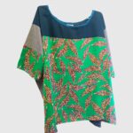 Tunique large, oversize, T-shirt ample. loose, tunique large esprit kimono, vêtement de créateur. mode artisanale Pièces unique et artisanale, maela créations, Audierne, Finistère, Bretagne.