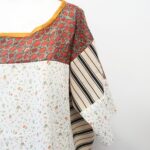 T-shirt tunique large, oversize, T-shirt ample. loose, tunique large esprit kimono, vêtement de créateur. mode artisanale Pièces unique et artisanale, maela créations, Audierne, Finistère, Bretagne.