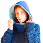 Accessoire de mode : la cagoule originale. La "Capuche" MAELA CRÉATIONS. unique, pratique et élégante. Créatrice de mode textile à Audierne (29).