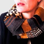 Tour de cou, "col" MAELA CRÉATIONS. Accessoire de mode original, unique et pratique. Le col est l'accessoire intemporelle qui pimp votre tenue. Fait main à Audierne (29)
