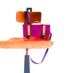 Sac cartable à bandoulière pour femme. "Odette", sacoche cuir, satchel bag, cartable bandoulière pour femme. Sac en cuir fait main. Maela créatrions, créatrice de maroquinerie artisanale à Audierne, Finistère, Bretagne.
