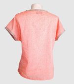 T-shirt artisanal pour femme "Nina", haut coupe classique et élégante fabriqué en France à Audierne (29)