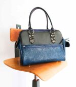 Grand sac en cuir artisanal, sac week end en cuir, maroquinerie artisanale colorée fabriquée en France, audierne,. Maela creations maroquinerie et sac en cuir finistere, bretagne. Sac grand format fait main