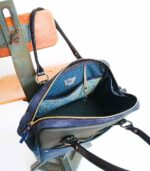 Grand sac en cuir artisanal, sac week end en cuir, maroquinerie artisanale colorée fabriquée en France, audierne,. Maela creations maroquinerie et sac en cuir finistere, bretagne. Sac grand format fait main