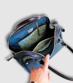 Grand sac en cuir artisanal, sac week end en cuir, maroquinerie artisanale colorée fabriquée en France, audierne,. Maela creations maroquinerie et sac en cuir finistere, bretagne. Sac grand format fait main